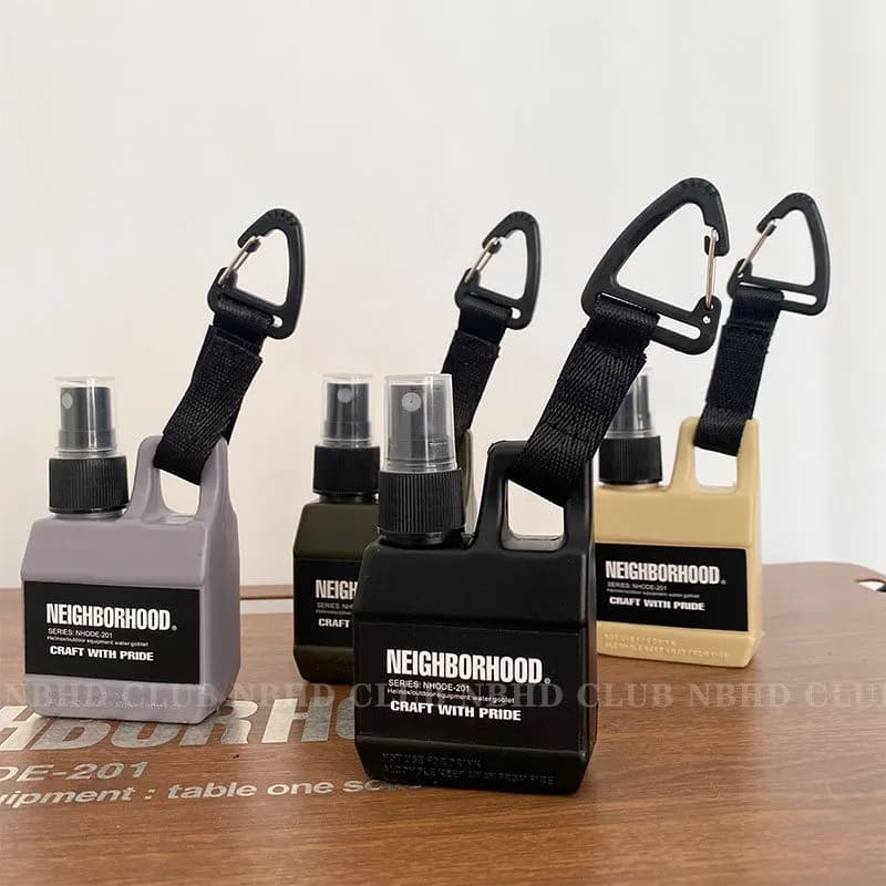 NBHD Outdoor Camping Watering Can Spray Bottle Split Bottle Camping Japanese Tactical Military Style Blackened Travel Press Mosquito Repellent