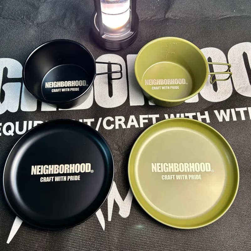 Free shipping Nbhd outdoor camping camping picnic tableware blackened wind hanging cup snow pull bowl dinner plate portable lightweight cool